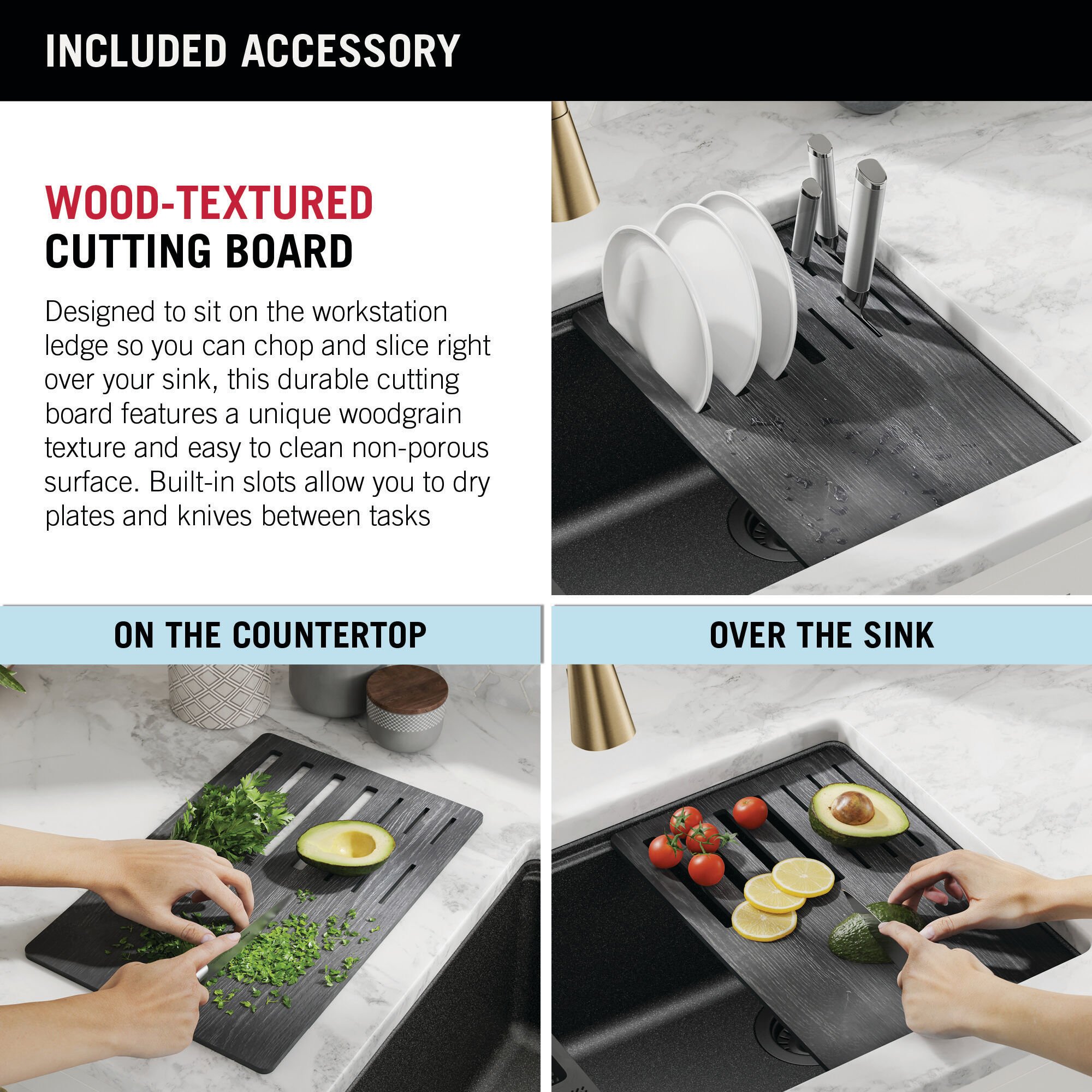 ヘラクレス エンチャンテッド 32” Granite Composite Workstation Kitchen Sink Undermount Single